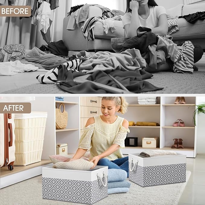 Storage Bins, Collapsible Storage Basket - Image 5
