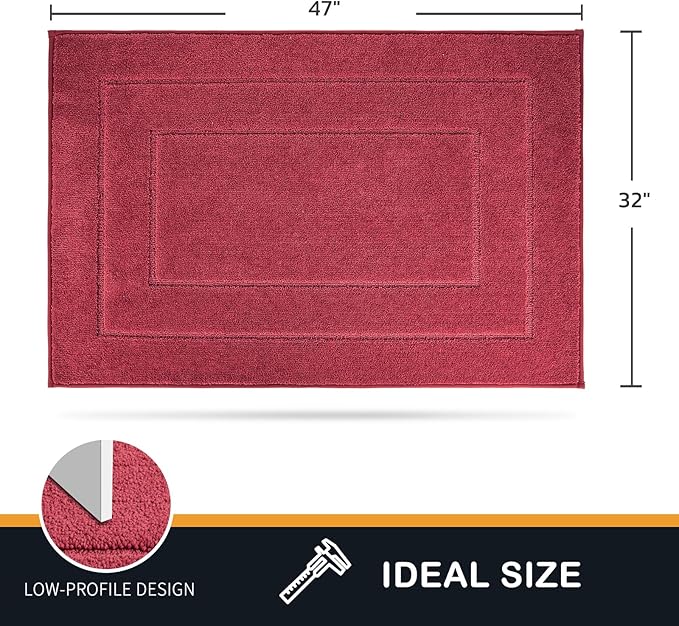PURRUGS Dirt Trapping Door Mat 32" x 47", Non-Slip/Skid Machine Washable - Image 2