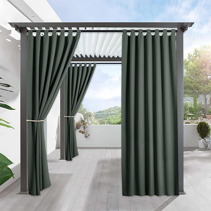 RYB HOME Waterproof Outdoor Curtains by RYBHOME