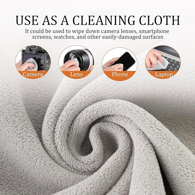 2 Pack Camera Protective Wrap, Lens Protector, Magic Self-Adhesive Cloth - Image 5