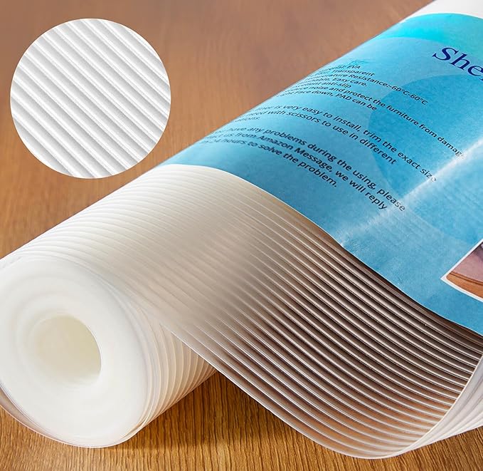Shelf Liner, 20 Inches x 20 FEET Non-Slip Kitchen Cabinet Liner, Washable - Image 8
