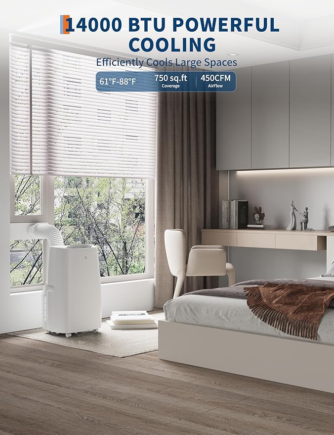 14, 000 BTU Portable Air Conditioner - Image 7