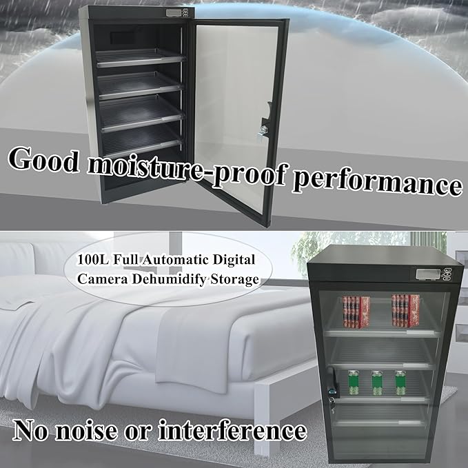 Automatic Digital Camera Dehumidify Storage 100L Dry Cabinet Box Storage 5 - Image 2