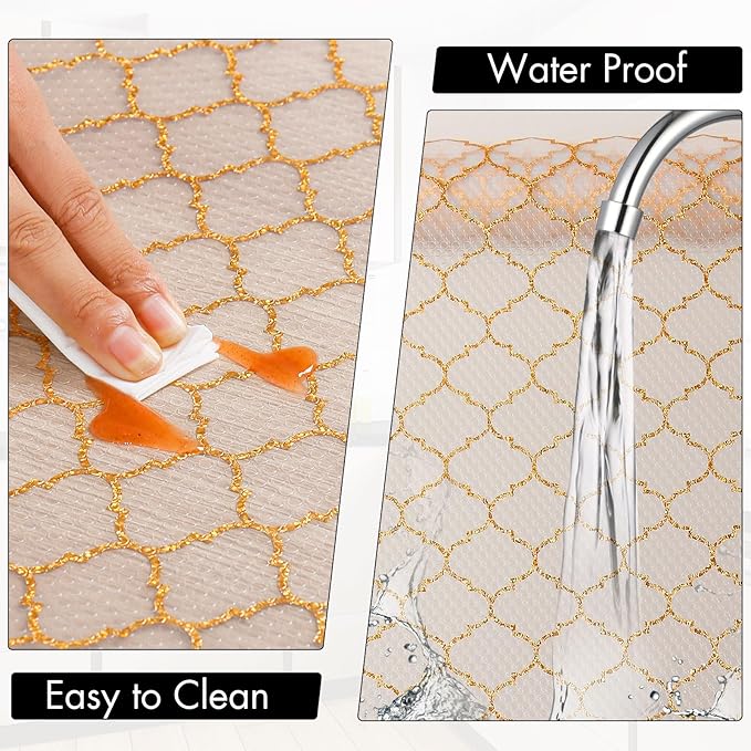 Cooyes Shelf and Drawer Liners for Kitchen Cabinets, Non Adhesive Cabinet Liner - Image 5