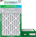 Filterbuy 12.5x21x4 Air Filter MERV 8 Essential Dust & Allergy Defense by Filterbuy