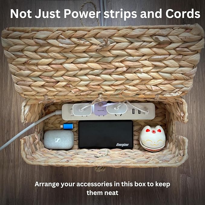 Wicker Cable Management Box - Image 7