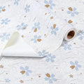 RAY STAR 18 Inch x 48 Inch Shelf Liner, Non Adhesive Floral White Cabinet Liner by RAYSTAR