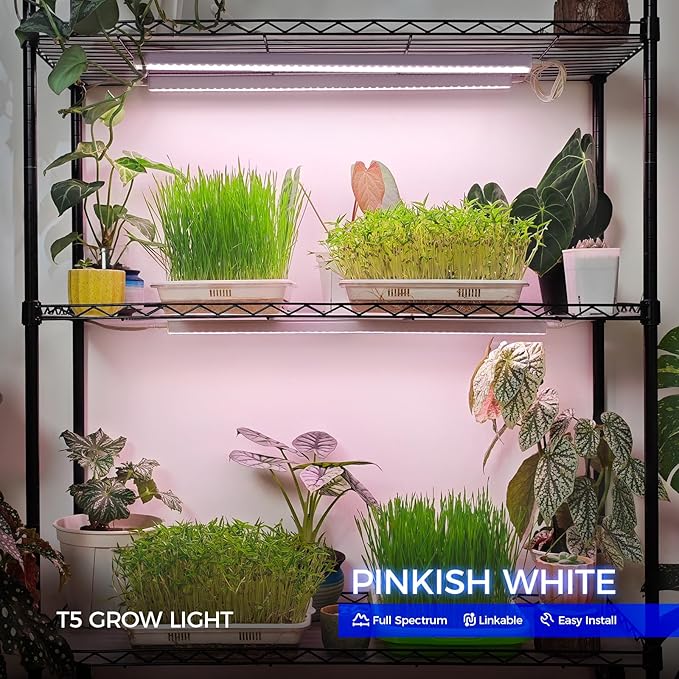 Barrina Grow Lights for Indoor Plants, Full Spectrum Sunlight, 2ft 40W - Image 2