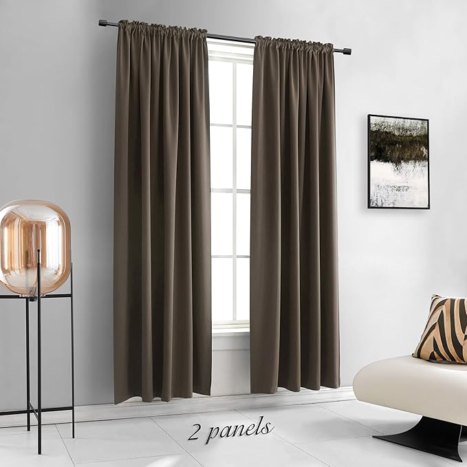 DONREN Insulated Curtains Blackout Draperies - Image 2