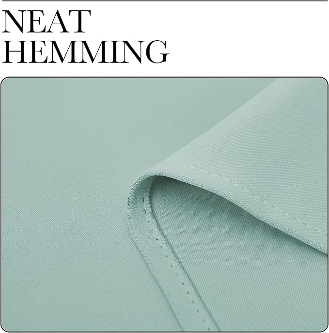 NICETOWN Thermal Insulated Curtains Blackout Draperies, Aqua Blue, 29 by 40 - Image 7