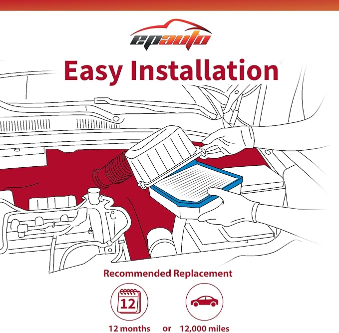 EPAuto GP281 Engine Air Filter Replacement - Image 5