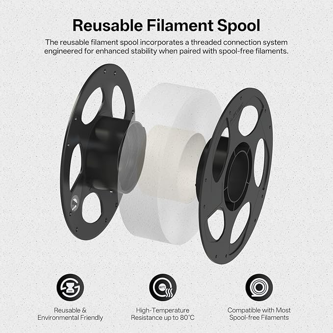 ANYCUBIC Marble PLA 3D Printer Filament, 3D Printing Rock PLA Filament 1.75mm - Image 7