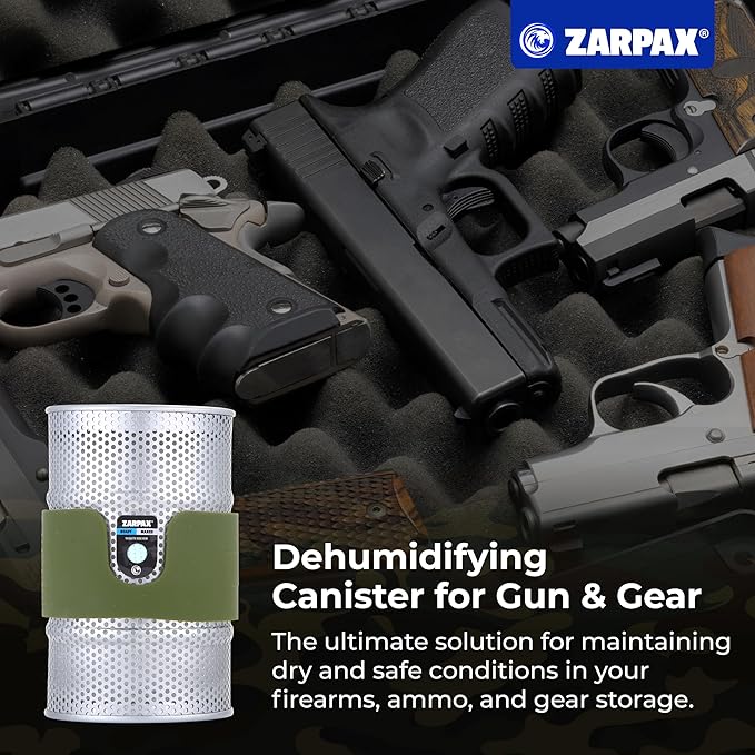 7oz Desiccant Canisters for Gun Safe 2-Pack – Reusable Gun Safe Dehumidifier - Image 4