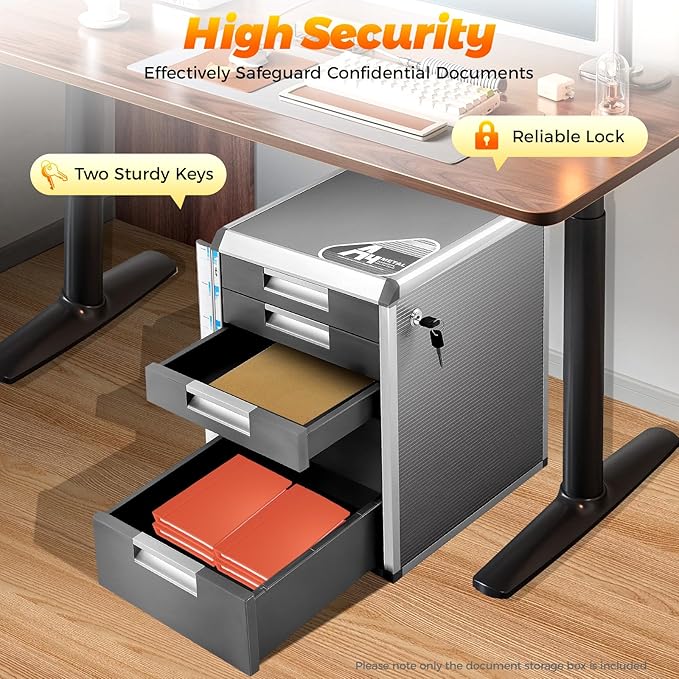 Metal Drawer Box, Luminium Alloy File Organiser - Image 4