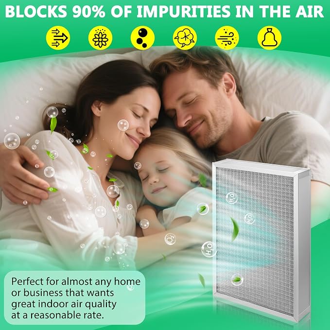 16×20×1 Air Filter MERV-11 | Washable Reusable Furnace Filter| 2-Pack | - Image 6