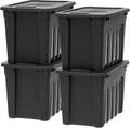 IRIS USA 20 Gallon Heavy Duty Storage Totes by IRISUSA