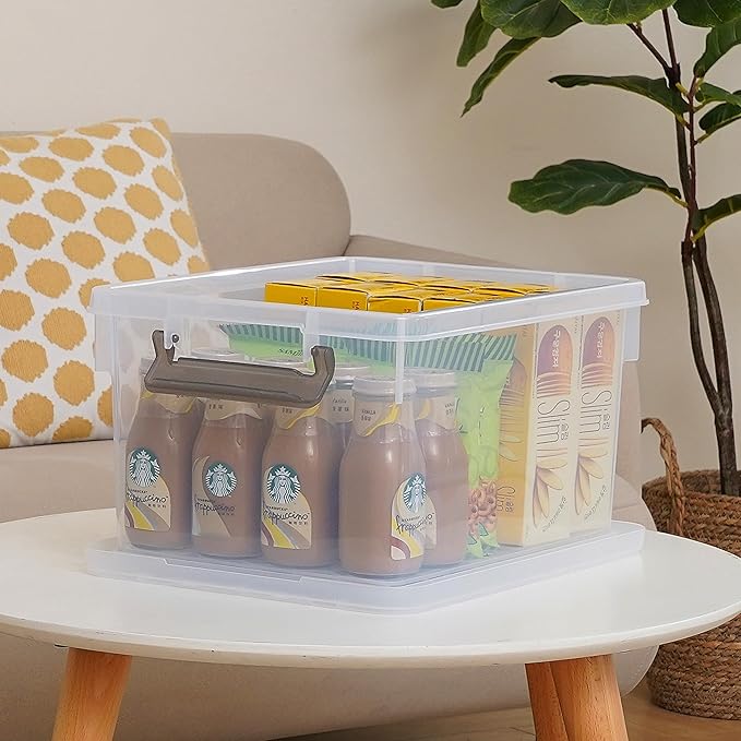 Citylife 22.2 Qt. Plastic Storage Bins - Image 4