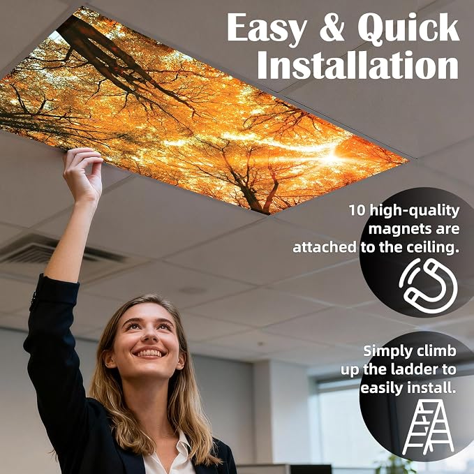 ANGSYLTH 8 Pcs Fluorescent Light Covers - Image 3