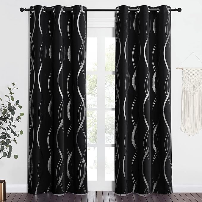 NICETOWN Blackout Curtain Panels 84 inches - Image 2