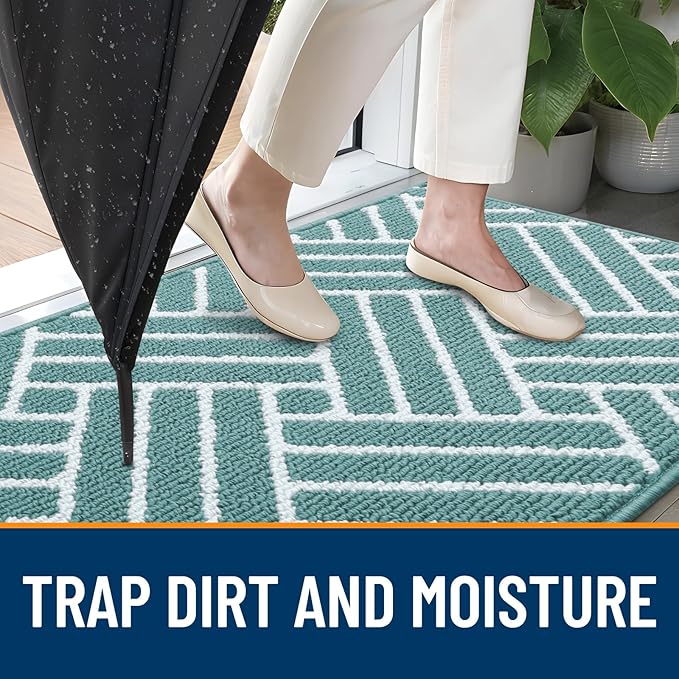 OLANLY Indoor Door Mat, 32x20 Inch, Dirt Resistant and Absorbent, Non-Slip - Image 2