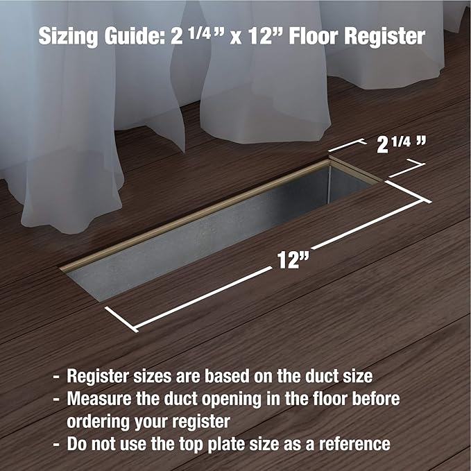 Imperial Manufacturing RG1471 Louvered Plastic Floor Register - Image 5
