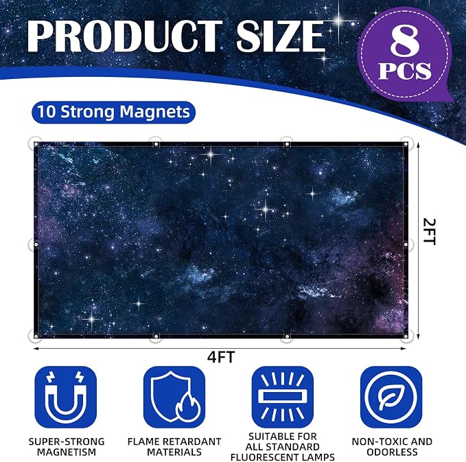 ANGSYLTH 8 Pcs Fluorescent Light Covers - Image 2