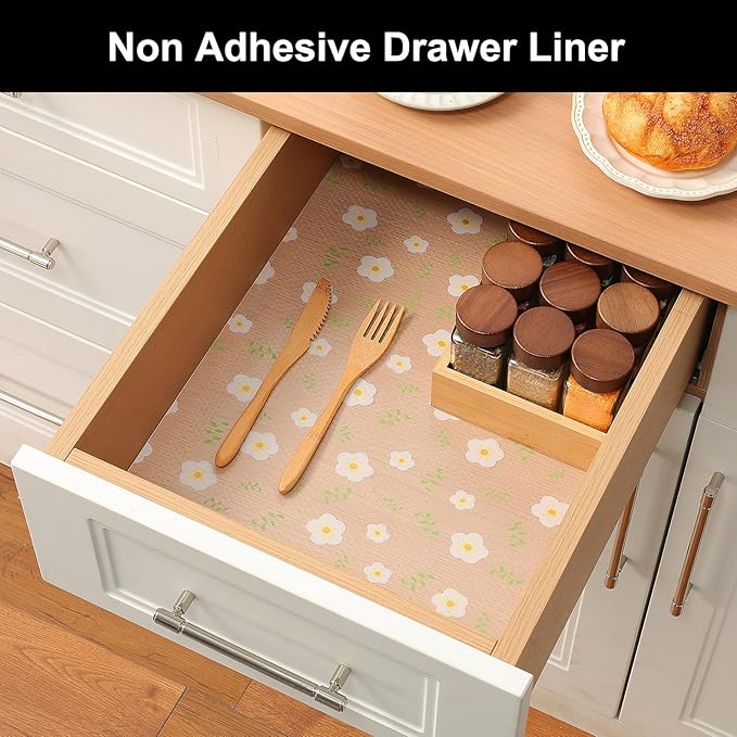 Cooyes Shelf Liner – Premium Non-Adhesive Cabinet & Drawer Liner - Image 5