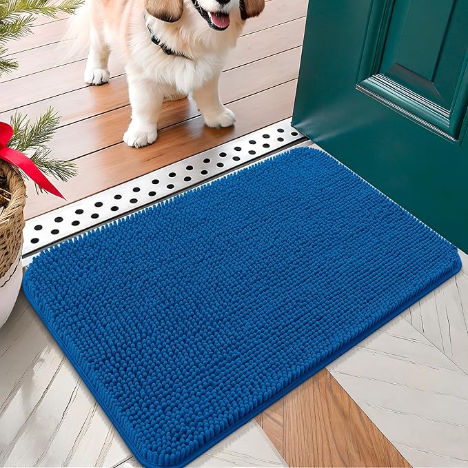 OLANLY Dog Door Mat for Muddy Paws 30x17, Absorbs Moisture and Dirt, Absorbent by OLANLY