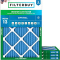 Filterbuy 17x21x1 Air Filter MERV 13 Optimal Smoke & Allergy Defense, by Filterbuy