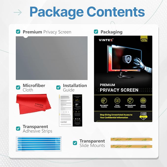 VINTEZ 27 Inch 16:9 Privacy Screen - Image 9