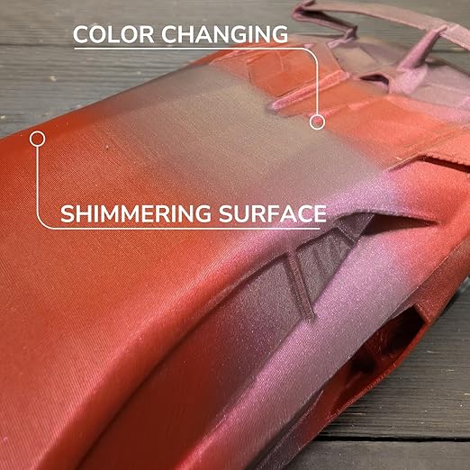 Polymaker Panchroma Gradient Starlight PLA Purple-Red 3D Printing Filament - Image 3