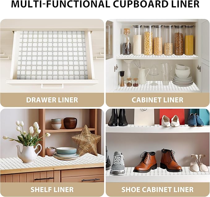 Shelf Liners for Cabinets-Drawer Liner Cabinet Liners for Shelves Kitchen - Image 4