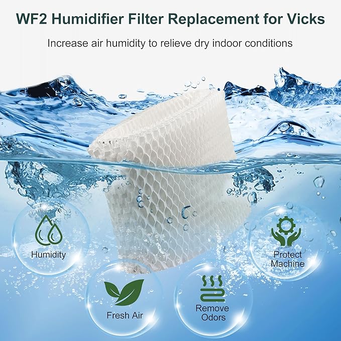 WF2 Humidifier Filter for Vicks V3100 V3500N V3700 V3800 V3900 Kaz 3020 Sunbeam - Image 8