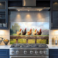 NYZE Kitchen Backsplash Stickers Waterproof Stove Backsplash Protector by GIVEYOUTHEBEST