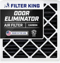 Filter King 16.25x21x1 Air Filter | 4-PACK | Carbon MERV 8 HVAC Pleated A/C by FilterKing