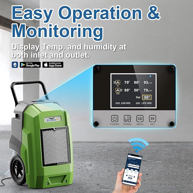 ALORAIR 180 Pints Commercial Dehumidifier - Image 2