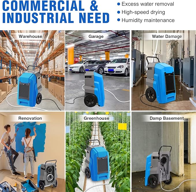 MOUNTO 180Pints LGR Industrial Dehumidifier - Image 5