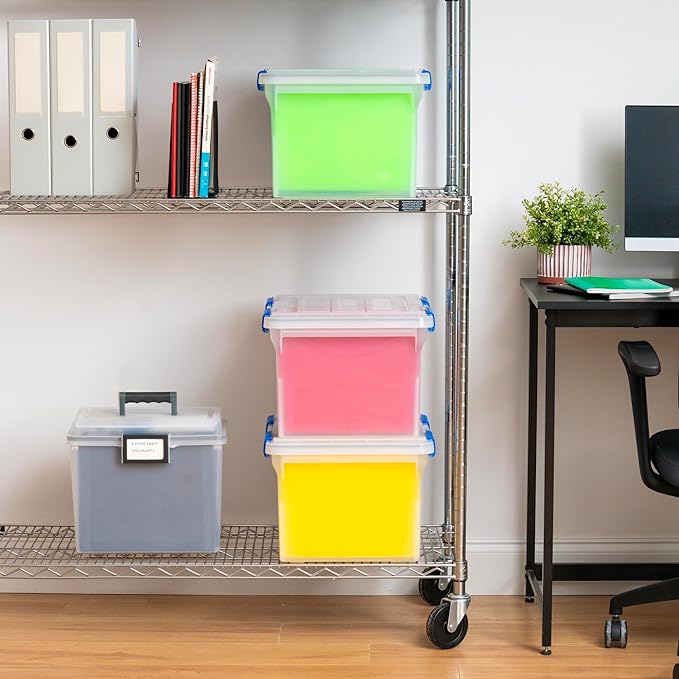 IRIS USA File Box, WeatherPro File Organizer - Image 4
