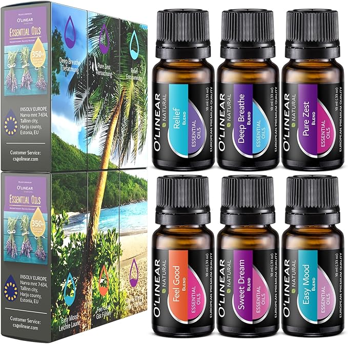 O'linear Essential Oils 6 Blends Set - Image 8