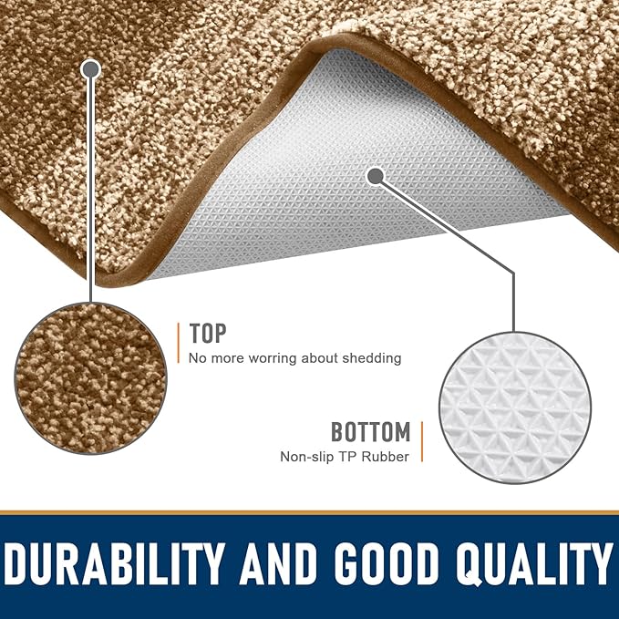 Smiry Dog Door Mat for Muddy Paws, Absorbs Moisture and Dirt, Low-Profile - Image 3