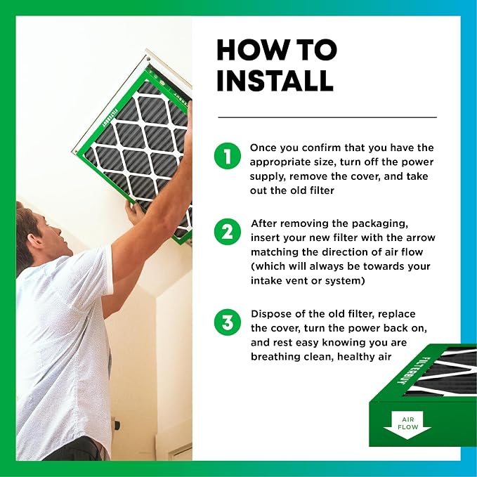 Filterbuy 16x24x1 Air Filter MERV 10 Odor & Allergy Defense - Image 5