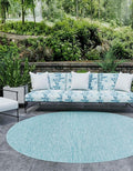 Unique Loom Collection Casual Transitional Solid Heathered Indoor/Outdoor by UniqueLoom