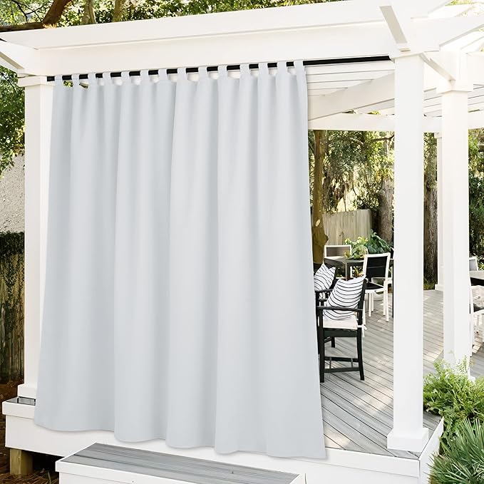 RYB HOME Outdoor Curtains Extra Long by RYBHOME