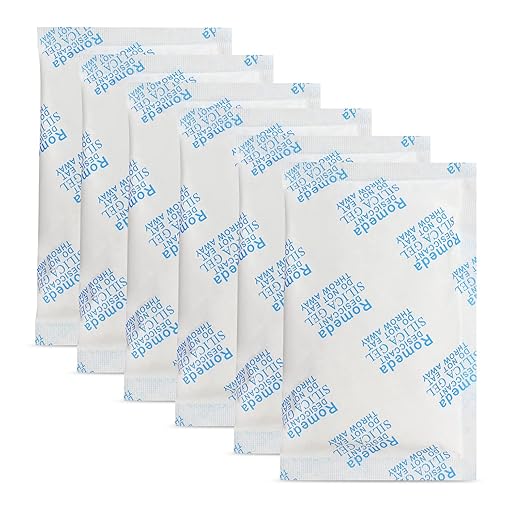 200 Pcs 5 Gram Silica Gel Packs, Transparent Desiccant, Desiccant Packets by Romeda
