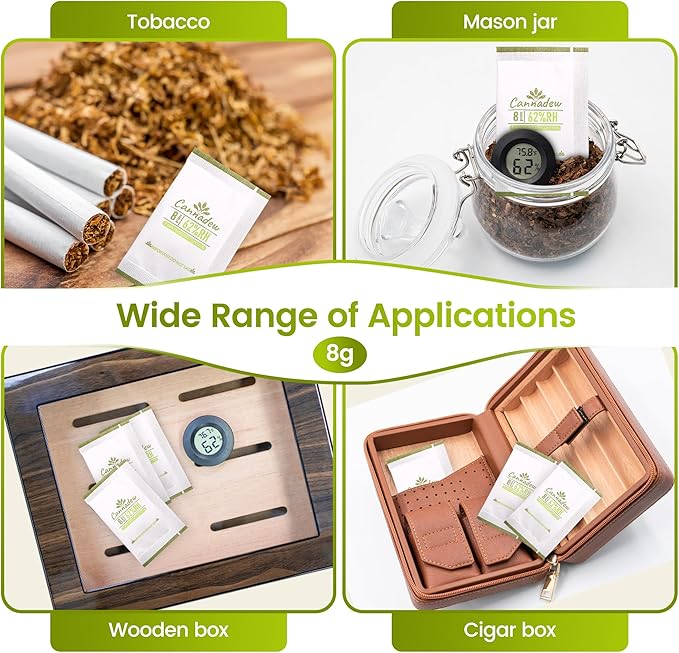 62% RH, 8g Cannadew Humidity Packs Two-Way Humidity Control Pack - Image 4