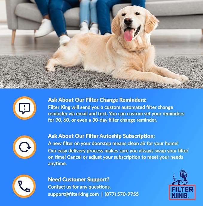 Filter King 33x56.5x1 Air Filter | 4-PACK | MERV 8 HVAC Pleated A/C Furnace - Image 5