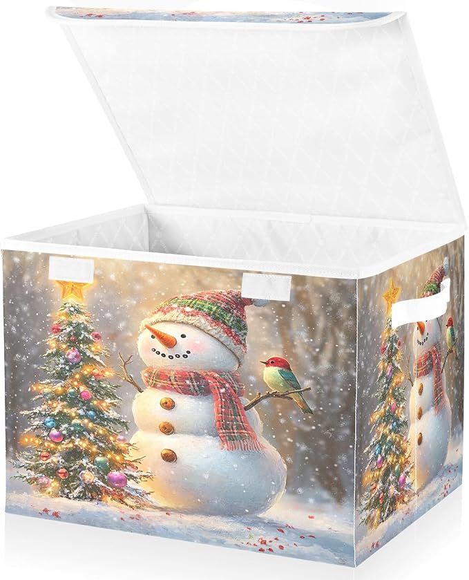 xigua Whimsical Snowman Storage Bins - Image 2