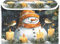 xigua Watercolor Snowman Storage Bins by LLCxigua