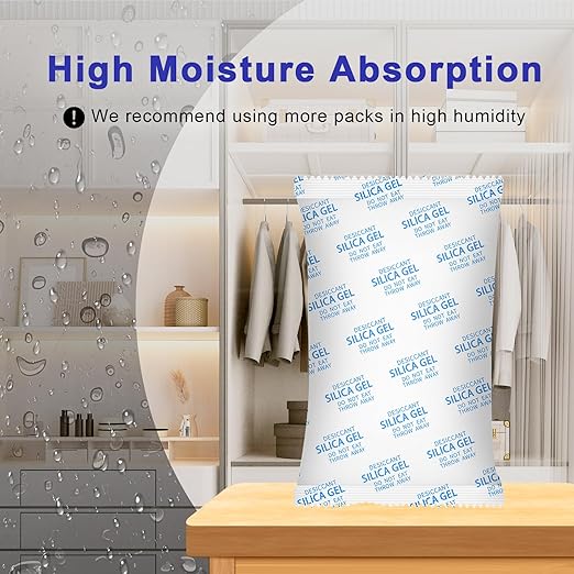 Large Silica Gel Packets, 600 Gram 3 Packs Desiccant Packs Reusable, - Image 2