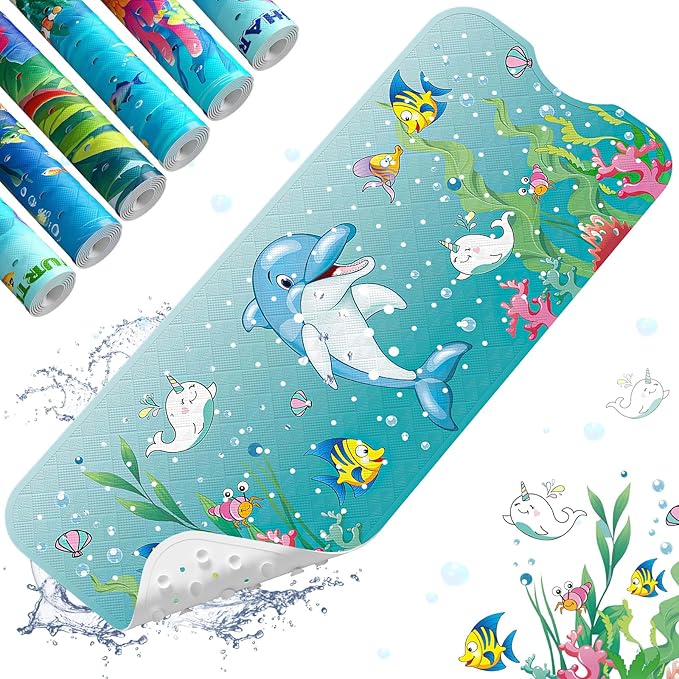 XIYUNTE Baby Bath Mat for Tub Non Slip Kids Bath Mat by XIYUNTE